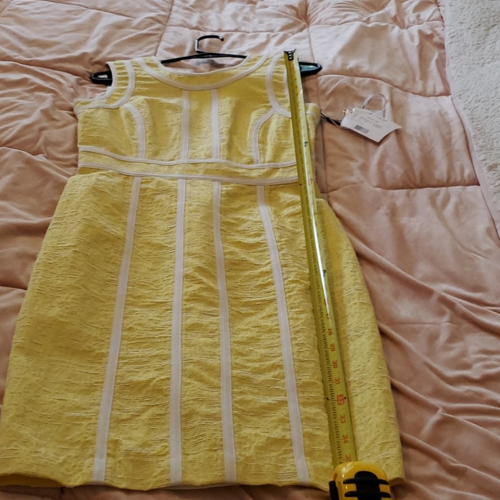 Calvin Klein yellow sun dress